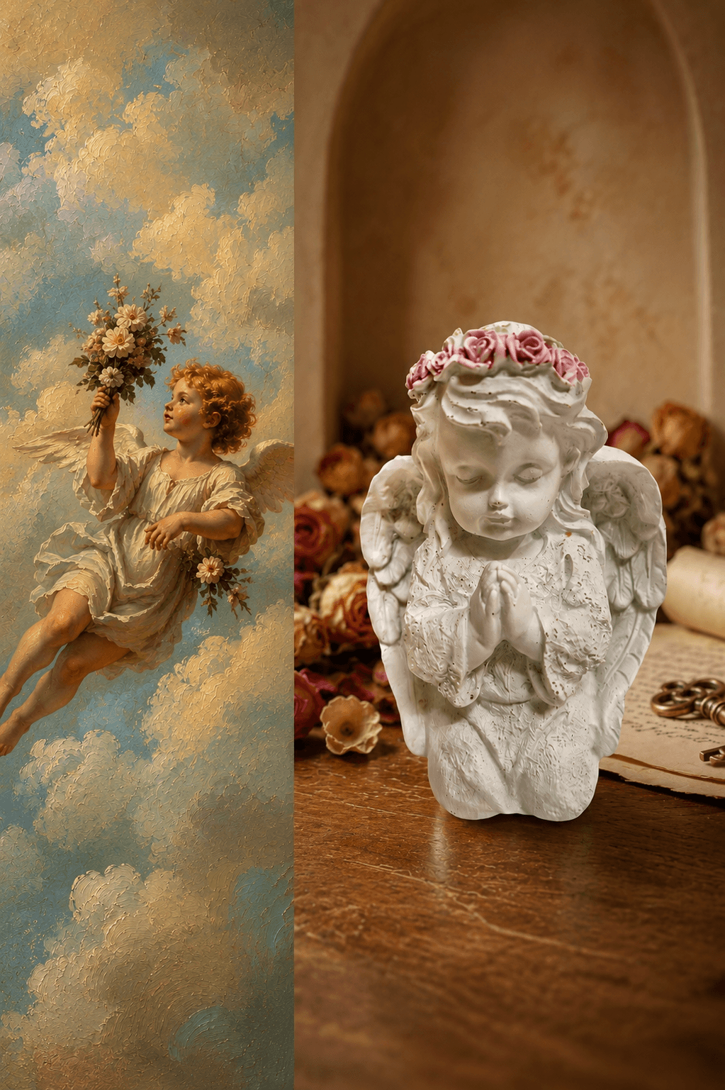 PRAYER CHERUB GUARDIAN ANGEL