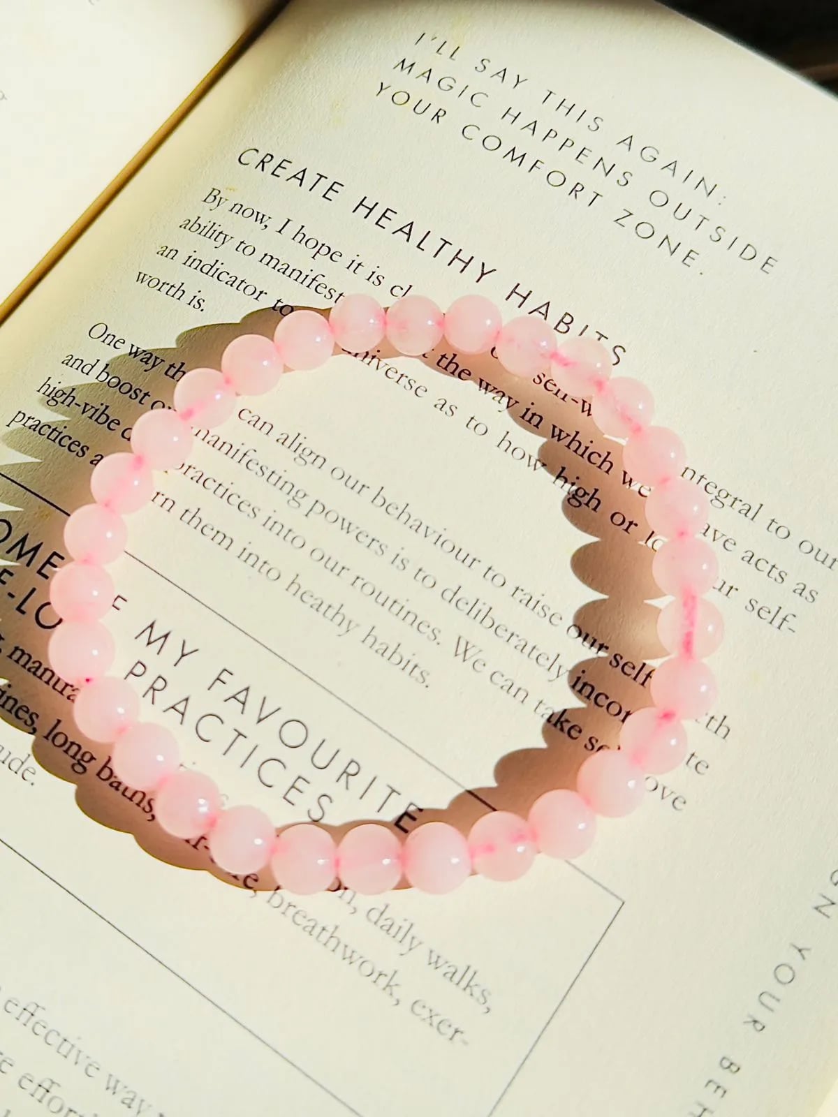 Rose Quartz - Stone of love, compassion, and emotional healing.